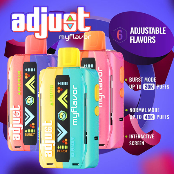 ADJUST MYFLAVOR 20ML 40,000 PUFFS