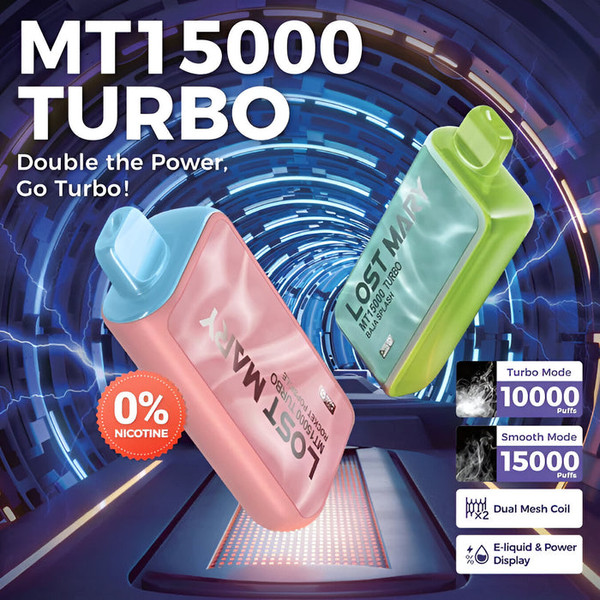 LOST MARY MT15000 0 NIC TURBO 15,000 PUFFS