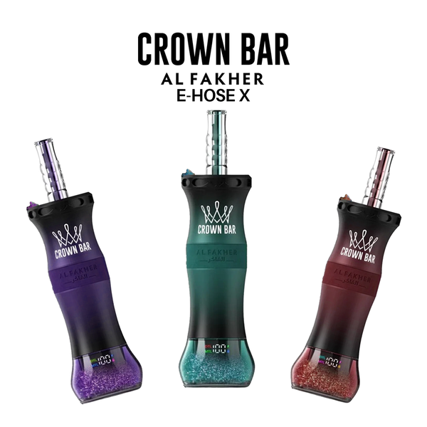 AL FAKHER CROWN BAR 60,000 PUFFS E-HOOSE X DISPOSABLE HOOKAH