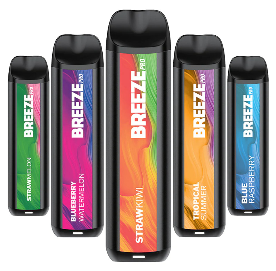 BREEZE SMOKE PRO EDITION 5% DISPOSABLE DEVICE 6ML 2000 PUFFS