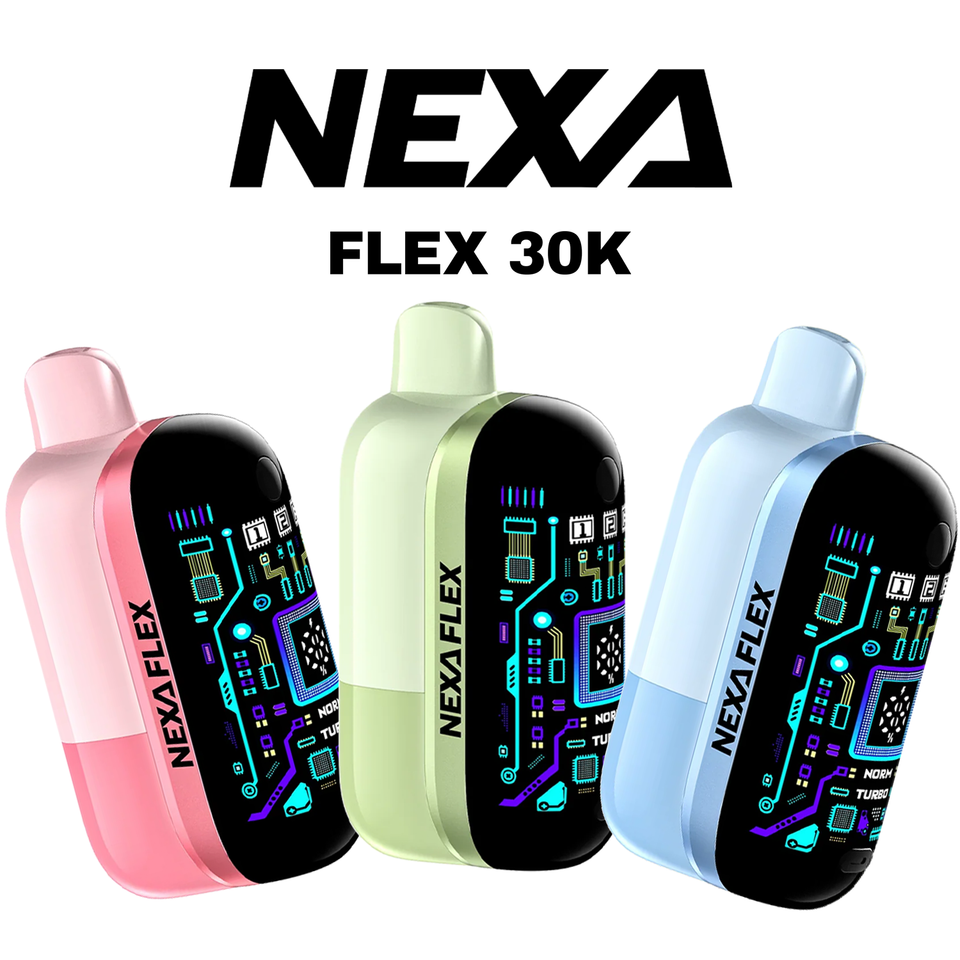 NEXA FLEX 30,000 PUFFS DIPOSABLE VAPE (FULL KIT)