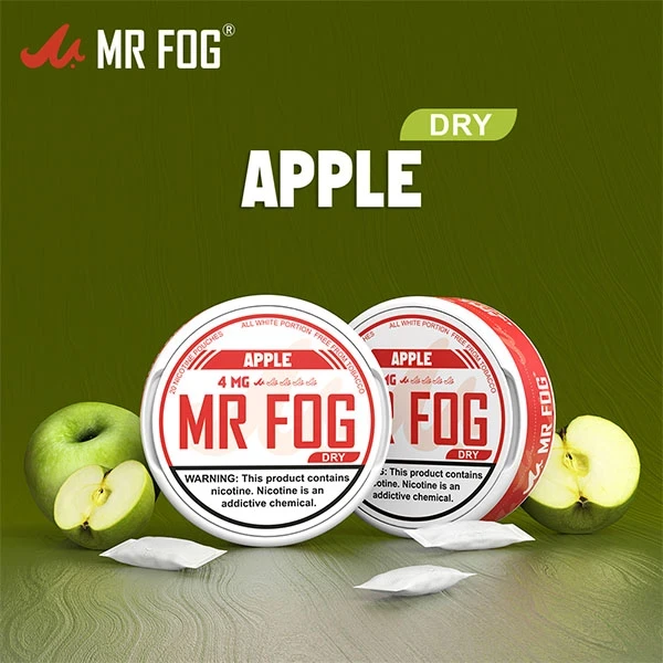MR FOG NICOTINE POUCHES 4MG 20-PACK - DISPLAY OF 5