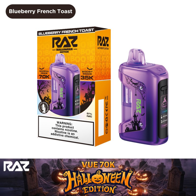 RAZ VUE 70,000 PUFFS (FULL KIT) DISPOSABLE VAPE (HALLOWEEN EDITION)