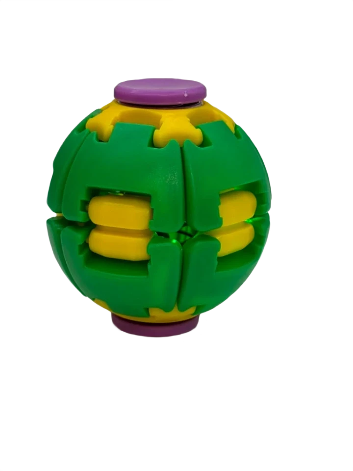 DECOMPRESS ROTATE FIDGET BALL