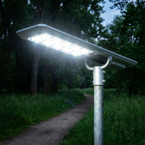 50W Solar Street Light With Motion Sensor Industrial Strength 5000lm IP65 IK10