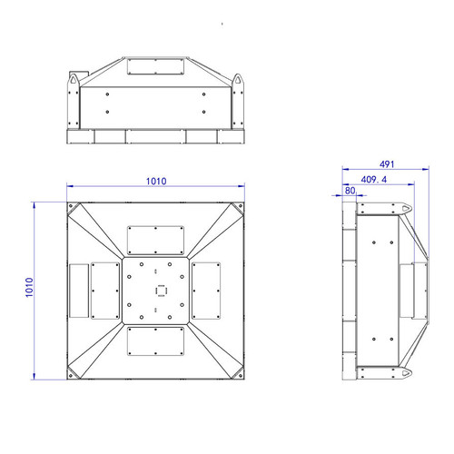 Relocatable Footing For Solar Pedestrian Light - Steel Relocatable Footing For Solar Pedestrian Light - Steel