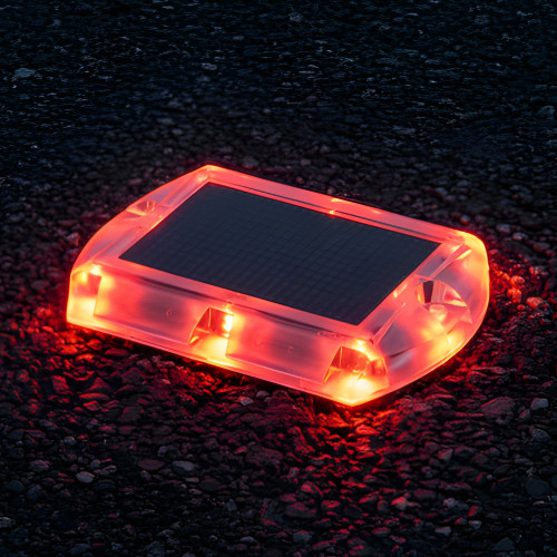 Solar Road Stud Red Low-Profile 15 Tonne Commercial Grade IP68 2 Units