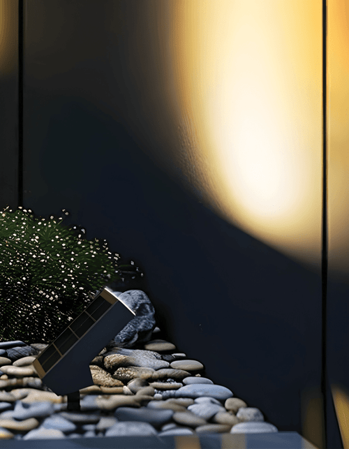 Solar Garden Spike Spotlight Grey Aluminium 4000K 500lm IP65