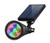Solar Spike or Wall RGB Spotlight Built In Solar Panel
