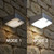 Solar Wall Light With Motion Sensor Wide Angle, Super Bright