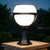 Contemporary design Solar LED Pillar Light In Opal Finish 200lm IP67