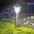 Solar Bollard Light Motion Sensor 45cm Super Bright Stainless Steel 4.5Ah Battery