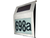 Illuminated Solar House Number  With Built In Solar Panel Warm White LEDs Stainless Steel