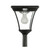 Solar Post Light With Motion Sensor  Inverted Curved Head 350lm IP44 1720mm