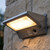 Solar Wall Light With Infrared Sensor Stainless Steel Metal