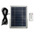 Solar Wall Light Remote Control With Sensor and Alarm Cool White IP65