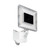 Solar Flood Light With Motion Sensor and IP Camera White With 10m Cord