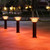 Solar Bollard Light RGB Commercial Grade Impact Resistant IP65 Remote Control 90cm