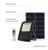 Solar Flood Light Commercial Grade 3300lm IP65 Remote Control Motion Sensor