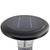 Solar Bollard Light Black Aluminium 100cm Tri-CCT 300lm IP65
