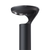 Solar Bollard Light Black 80cm 280lm 4000K IP65 With Motion Sensor