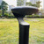 Solar Bollard Light Grey 4000K 280lm 90cm IP65 IK10 Commercial Grade