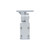 Solar Street Light Chrome 12000lm 4000K IP65 IK08 Motion Sensor Commercial Grade