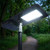 Solar Street Light Black 82cm 4000lm 4000K IP65 IK08 Motion Sensor Commercial Grade