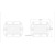 Solar Road Stud Orange Low-Profile 15 Tonne Commercial Grade IP68 2 Units