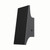 Solar Up Down Wall Light Black 4000K 700lm IP54