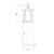 Solar Post Light Black 1m 4000K 350lm IP54