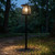 Solar Post Light Black 1m 4000K 350lm IP54