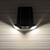 Solar Wall Light Black Dual Head Adjustable 800lm 4000K IP44 With Sensor