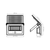 LED Solar Flood Light Black 15W Tri-CCT 1200lm IP65 Motion Sensor