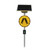 Solar Pedestrian Lights Single Button Activated Backlit Sign Heavy Duty Wireless Sync