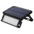 Solar Flood Light Black 10W 4000K 1080lm Motion Sensor IP65