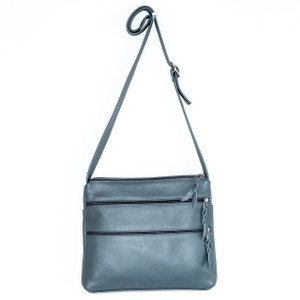 Sven Lightweight Vertical Leather Crossbody Bag