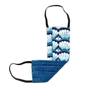 women's (M) reversible face mask- BLUE PROSPER women's (M) reversible face mask- BLUE PROSPER