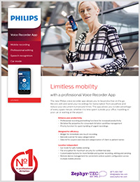 Philips Voice Recorder App brochure Icon