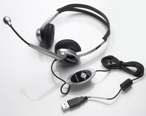 VEC Binaural Headset HP-USB