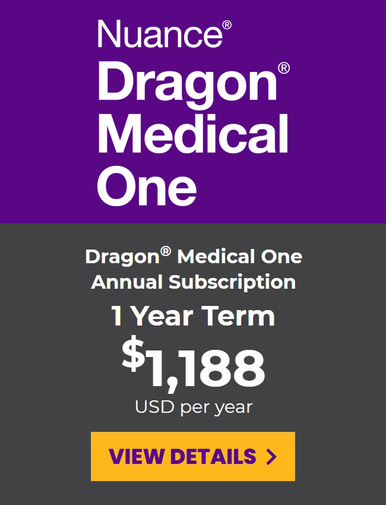 Dragon Medical One Prepaid Subscription - 1 Year Term