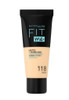 Maybelline Fit Me Matte + Poreless Foundation Normal to Oily with Clay 118 Nude