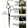 Kiss and Makeup 7cm blade length (17.2cm tip to tip) Professional Salon Hair Cutting Scissors