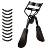 Eyelash Curler with Replacement Pads in black