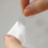 Sheer ultra-thin hydrocolloid pimple patches close-up — virtually invisible spot treatment