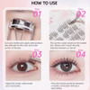 Yelix Glue Free False Eyelashes JMQ03 how to apply your glue free false eyelashes