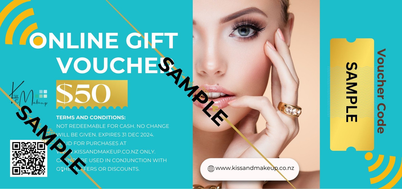 Kiss and Makeup 50 ONLINE Gift Voucher