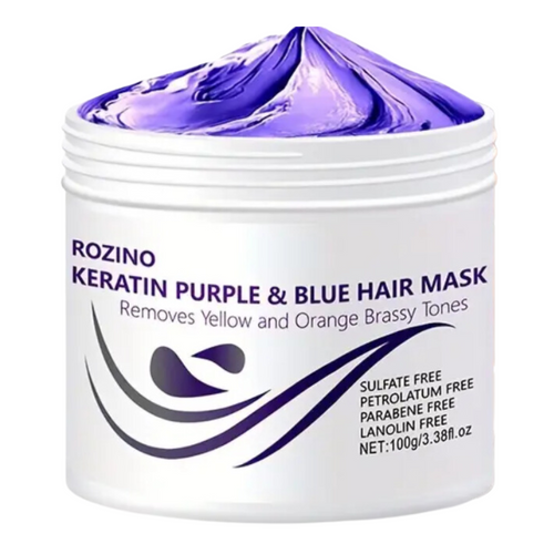 Rozino Keratin Purple & Blue Hair Mask 100g