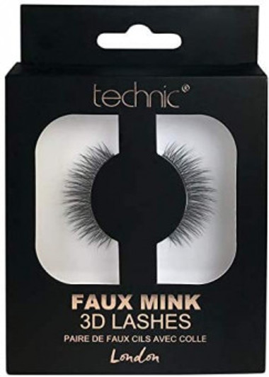 Technic Faux Mink 3D Lashes - London close up