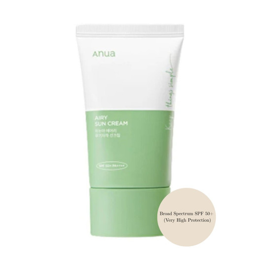 Anua Airy Sun Cream SPF50+ PA++++